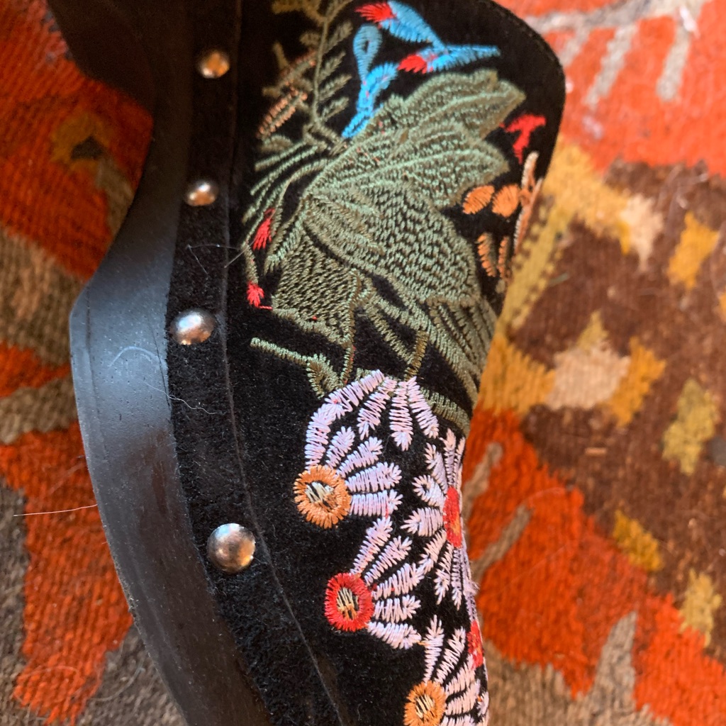 Embroidered Clogs